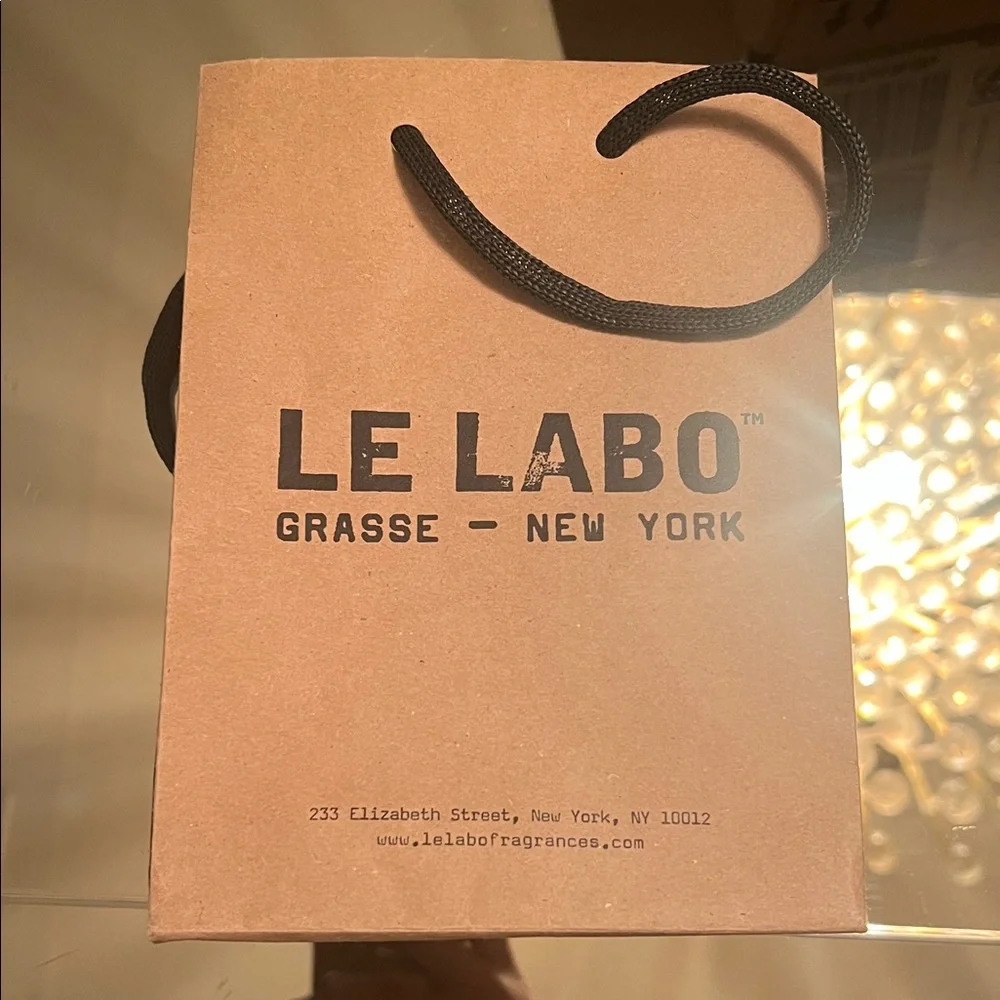 Le Labo Tan Paper Bag with Black Handles Goofy Bag